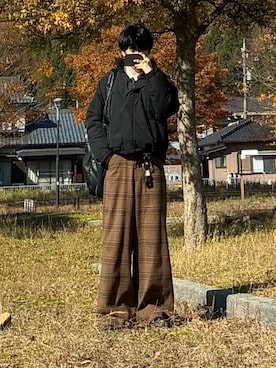 「アイテム（フォーマルスーツ/小物）」を使った、mor…さん（メンズ・168cm）の秋コーディネート