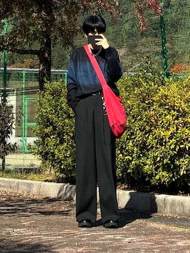 「アイテム（リング）」を使った、mor…さん（メンズ・168cm）の秋コーディネート