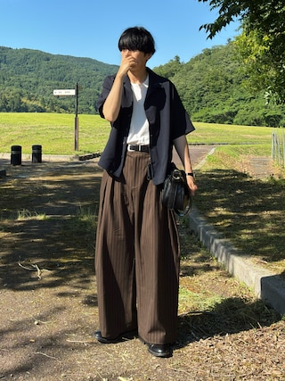 「SINSS（シンス）のSlim fit tank top / スリムフィットタンクトップ（タンクトップ）」を使った、mor…さん（メンズ・168cm）の夏コーディネート