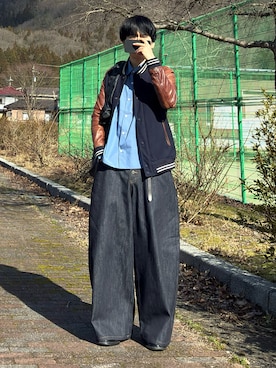 「アイテム（リング）」を使った、mor…さん（メンズ・168cm）の春コーディネート