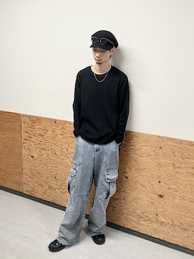 「OVERRIDE（オーバーライド）のアイテム」を使った、おたけさん（メンズ・180cm）の秋コーディネート