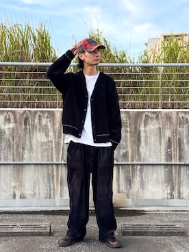 「override 」｜おたけさん（メンズ・180cm）の秋コーディネート