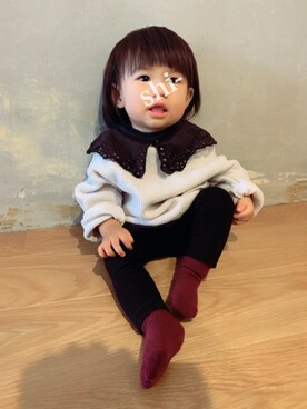「1歳5ヶ月」｜「アイテム（その他）」を使った、shiaaaさん（キッズ・70cm）の秋コーディネート