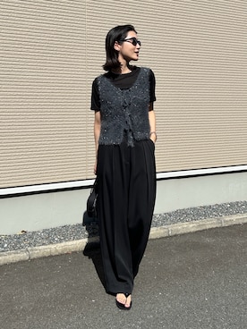 「 hellam（へラム）のアイテム」を使った、kocoaさん（レディース・160cm）の夏コーディネート