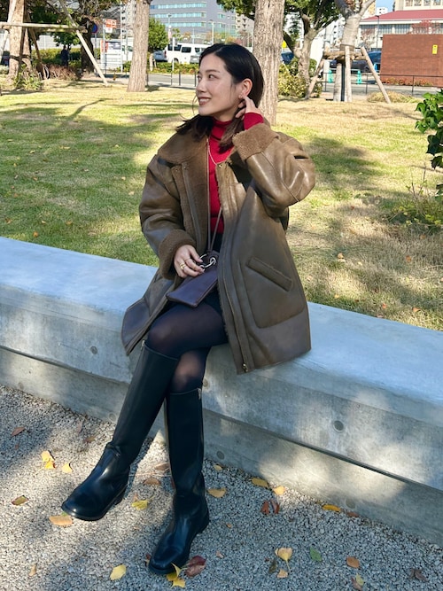 El mar レザーロングブーツ（ブーツ）｜CANAL JEAN（キャナルジーン