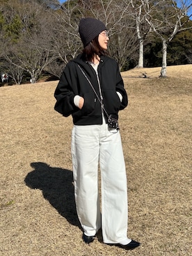 「HANNE（アン）のアイテム」を使った、kocoaさん（レディース・160cm）の冬コーディネート