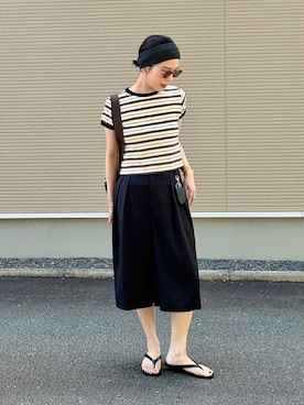 「feepur（フェピュール）のアイテム」を使った、kocoaさん（レディース・160cm）の夏コーディネート