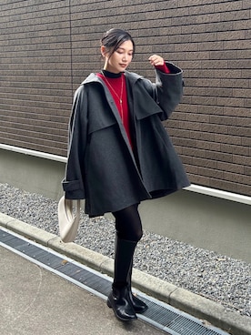 「アイテム（トレンチコート）」を使った、kocoaさん（レディース・160cm）の秋コーディネート