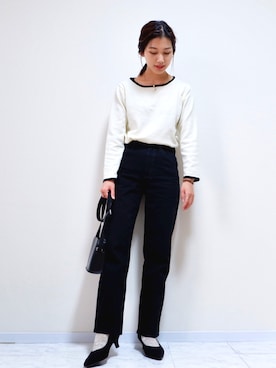 「pink adobe（ピンクアドベ）のアイテム」を使った、kocoaさん（レディース・160cm）の秋コーディネート