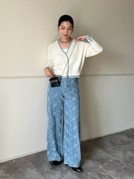 「アイテム（ポーチ）」を使った、kocoaさん（レディース・160cm）の春コーディネート