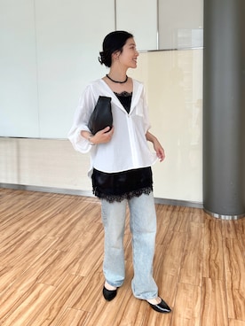 「BONLECILL（ボンルシール）のアイテム」を使った、kocoaさん（レディース・160cm）の春コーディネート