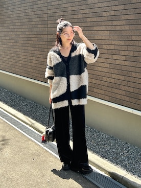 「アイテム（キーホルダー）」を使った、𝚔𝚘𝚌𝚘𝚊さん（レディース・160cm）の秋コーディネート