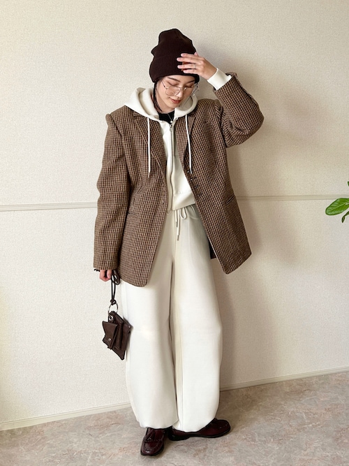 Wool100% Check Jacket（テーラードジャケット）｜TODAYFUL（トゥデイ