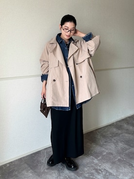 「hellam（へラム）のアイテム」を使った、kocoaさん（レディース・160cm）の春コーディネート