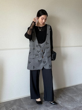 「ハンドバッグ」｜kocoaさん（レディース・160cm）の春コーディネート