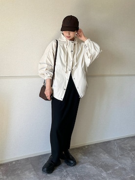 「アイテム（ジャケット/アウター）」を使った、kocoaさん（レディース・160cm）の春コーディネート