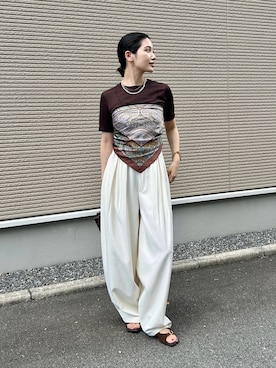 「GU（ジーユー）のアイテム」を使った、kocoaさん（レディース・160cm）の夏コーディネート