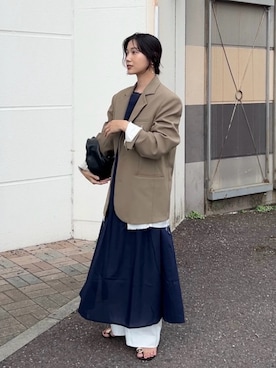 「アイテム（ワンピース/ドレス）」を使った、𝚔𝚘𝚌𝚘𝚊さん（レディース・160cm）の夏コーディネート