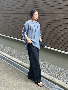 「アイテム（リング）」を使った、𝚔𝚘𝚌𝚘𝚊さん（レディース・160cm）の夏コーディネート