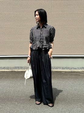 「PLST（プラステ）のアイテム」を使った、kocoaさん（レディース・160cm）の夏コーディネート