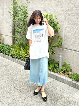 「フェスコーデ」｜「アイテム（パンプス）」を使った、𝚔𝚘𝚌𝚘𝚊さん（レディース・160cm）の夏コーディネート