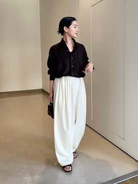 「ORLEAN（オルレアン）のアイテム」を使った、kocoaさん（レディース・160cm）の夏コーディネート