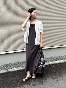 「ORLEAN（オルレアン）のアイテム」を使った、kocoaさん（レディース・160cm）の夏コーディネート
