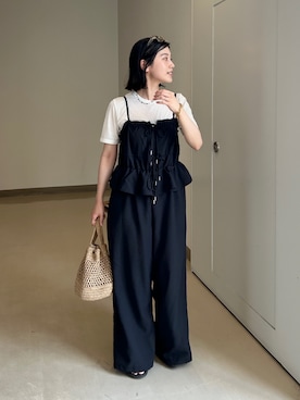 「FUULLY STUDIO（フーリィーステューディオ）のアイテム」を使った、kocoaさん（レディース・160cm）の夏コーディネート