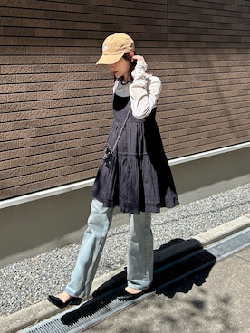 「アイテム（財布/小物）」を使った、kocoaさん（レディース・160cm）の春コーディネート