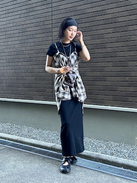 「ANGIE（アンジー）のアイテム」を使った、kocoaさん（レディース・160cm）の夏コーディネート