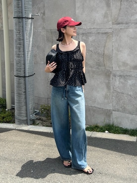 「tiptop（ティップトップ）のアイテム」を使った、kocoaさん（レディース・160cm）の夏コーディネート