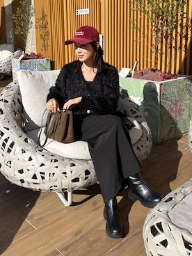 「アイテム（リング）」を使った、kocoaさん（レディース・160cm）の秋コーディネート