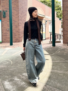 「CENE（セネ）のアイテム」を使った、kocoaさん（レディース・160cm）の秋コーディネート