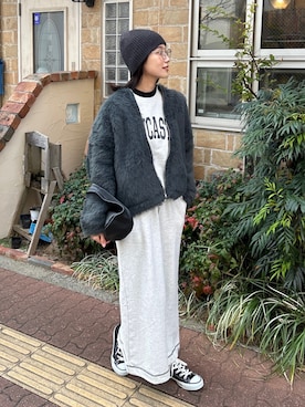 「アイテム（メガネ）」を使った、kocoaさん（レディース・160cm）の秋コーディネート