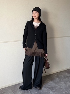 「tiptop（ティップトップ）のアイテム」を使った、kocoaさん（レディース・160cm）の冬コーディネート