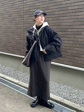 「アイテム（スカート）」を使った、kocoaさん（レディース・160cm）の秋コーディネート