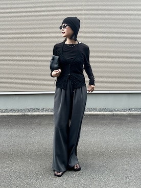 「NUEF （ヌエフ）のアイテム」を使った、kocoaさん（レディース・160cm）の夏コーディネート