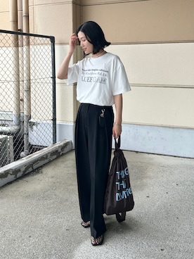 「TODAYFUL（トゥデイフル）のアイテム」を使った、kocoaさん（レディース・160cm）の夏コーディネート