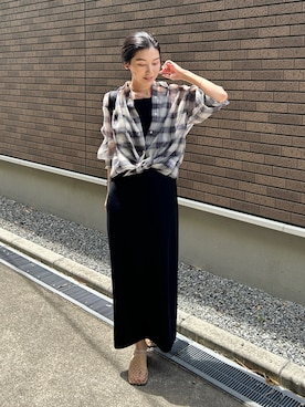 「アイテム（ワンピース/ドレス）」を使った、kocoaさん（レディース・160cm）の春コーディネート
