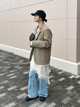 「アイテム（キャミソール）」を使った、kocoaさん（レディース・160cm）の春コーディネート