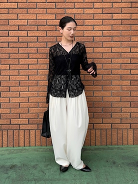 「LAULEN（ローレン）のアイテム」を使った、kocoaさん（レディース・160cm）の秋コーディネート