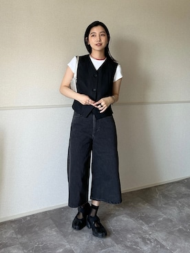 「何度でも着たいスタメン服」｜kocoaさん（レディース・160cm）の春コーディネート