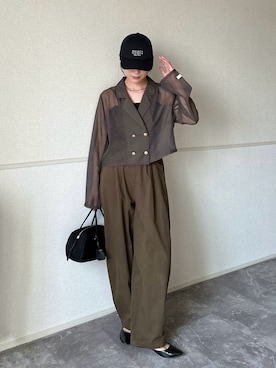 「STYLEMIXER（スタイルミキサー）のアイテム」を使った、kocoaさん（レディース・160cm）の春コーディネート