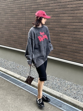 「アイテム（ローファー）」を使った、𝚔𝚘𝚌𝚘𝚊さん（レディース・160cm）の秋コーディネート