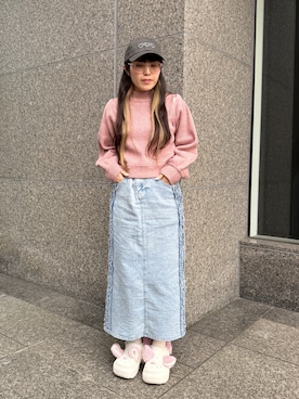 「WC（ダブル シー）のアイテム」を使った、Marshaさん（レディース・156cm）の冬コーディネート
