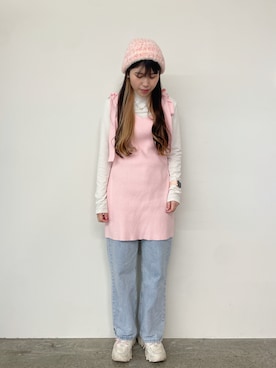 Marshaさん（レディース・156cm）の冬コーディネート