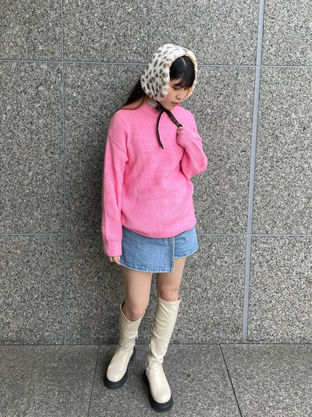 kaorinomori イヤーマフ グレー