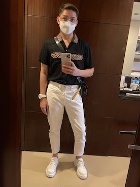 「NOBRAND」｜Martin Bravoさん（メンズ・175cm）の秋コーディネート