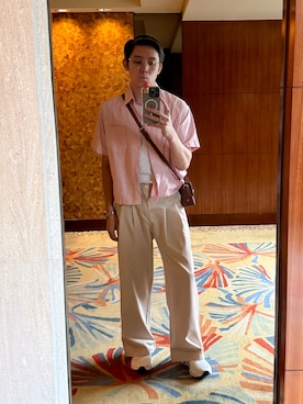 「On（オン）のアイテム」を使った、Martin Bravoさん（メンズ・175cm）の冬コーディネート