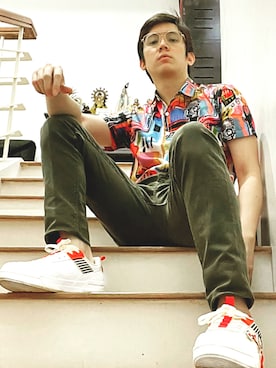 「pattern」｜Martin Bravoさん（メンズ・175cm）の秋コーディネート